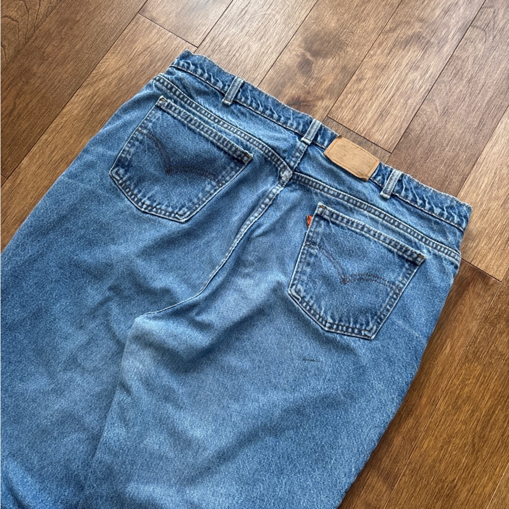 Men’s Vintage 90s Levi’s orange tab denim jeans - Picture 4 of 9